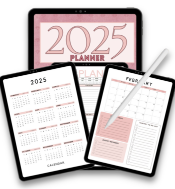 2025 Digital Yearly Planner