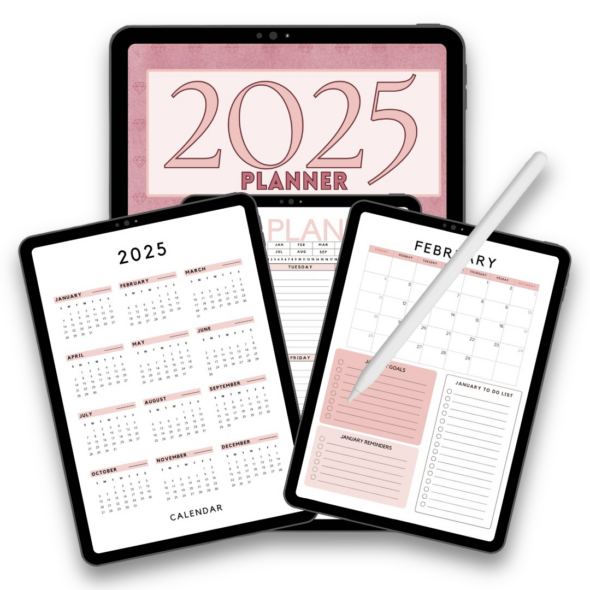 2025 Digital Yearly Planner